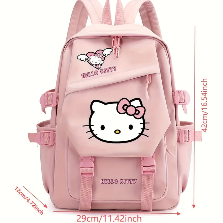 Kids Backpack with Hello Kitty Design Durable School Bag