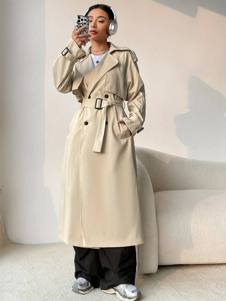 Womens Trench Coat Waterproof Classic Fit
