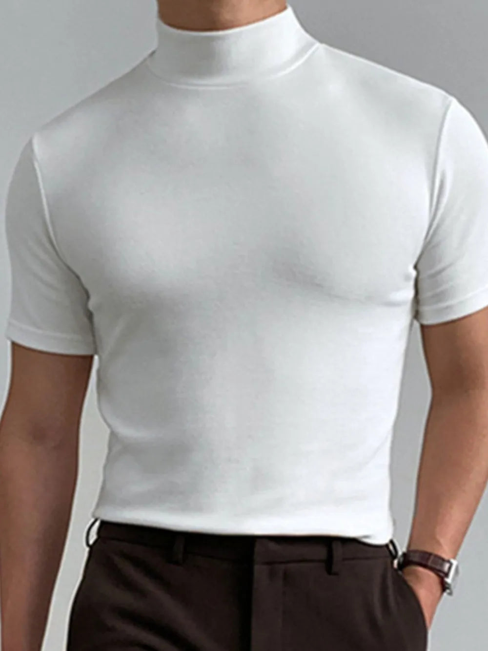 Unisex Short Sleeve T-Shirt Casual Fit Cotton - BritishMode