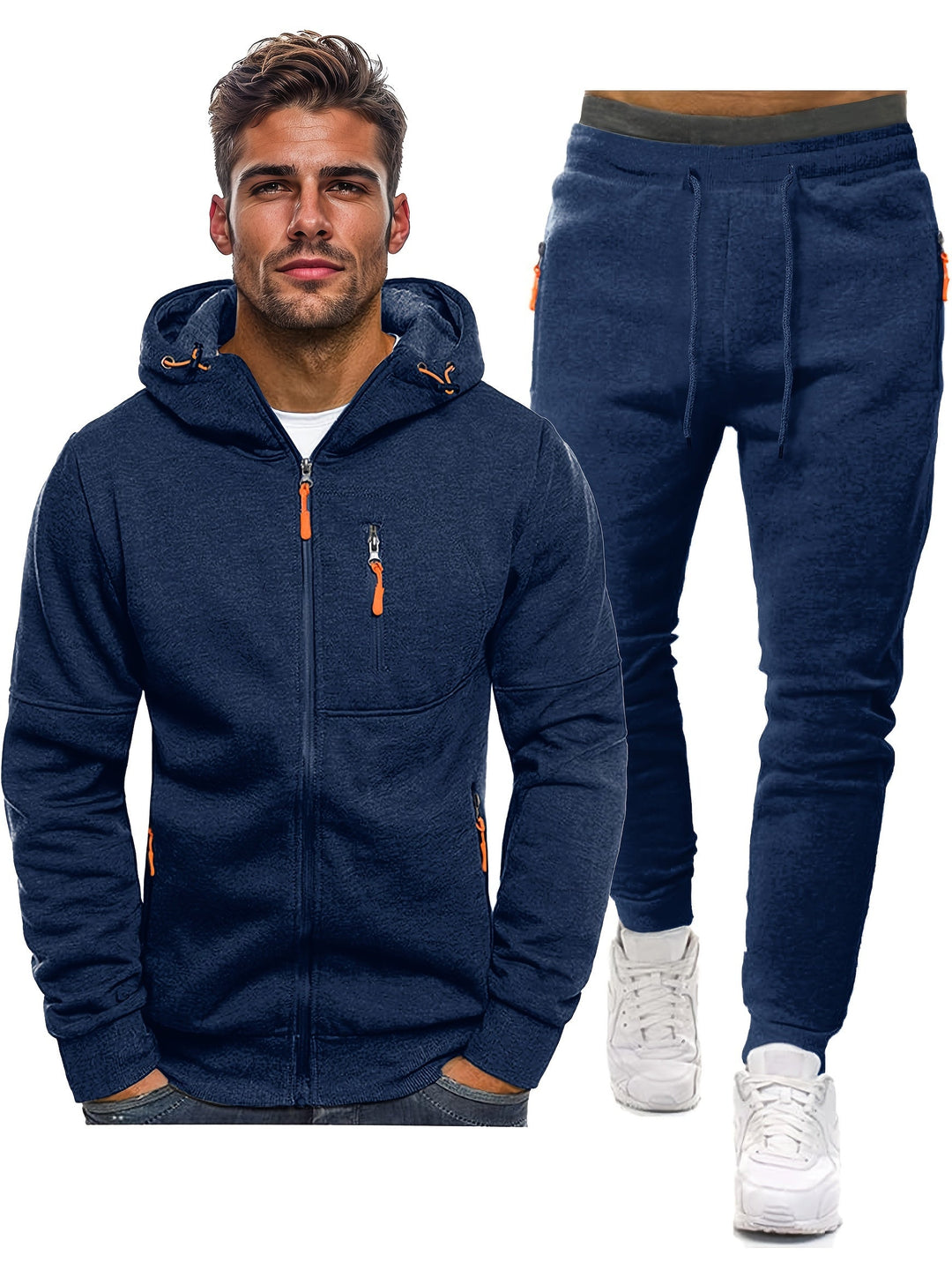 Mens Hoodie and Tracksuit Set Comfortable Sporty Fit