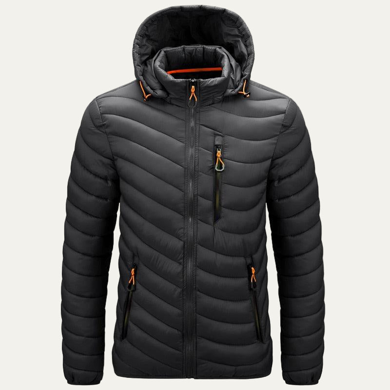 Mens Puffer Jacket with Hood Sport Fit - BritishMode
