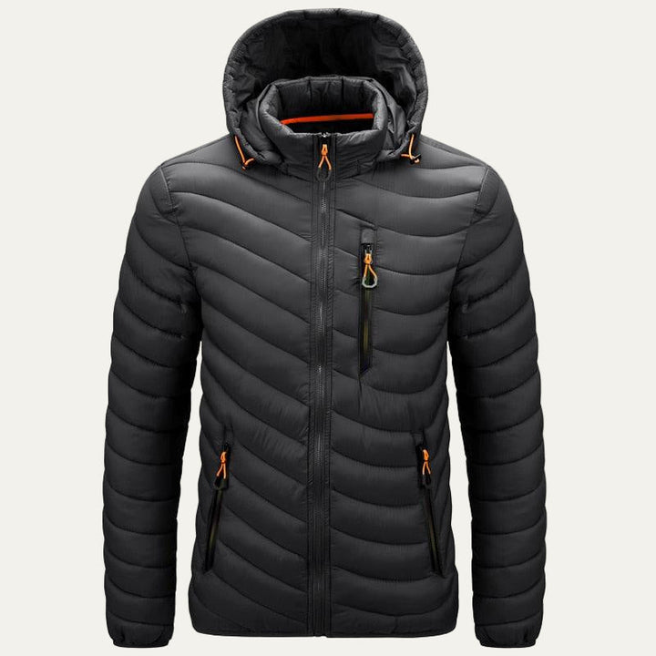 Mens Puffer Jacket with Hood Sport Fit - BritishMode