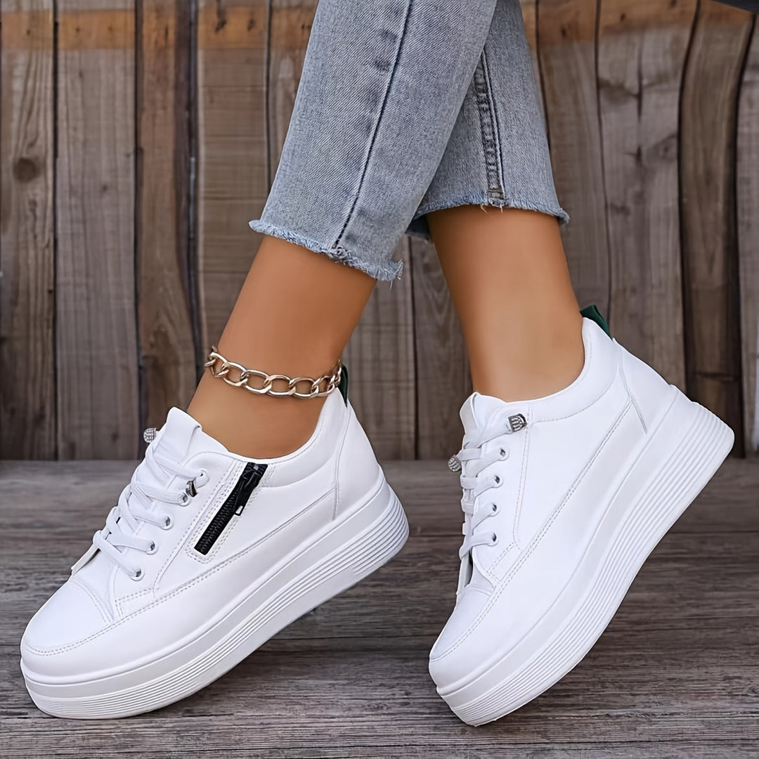 Womens Classic Shoes Leather Slip-On - BritishMode