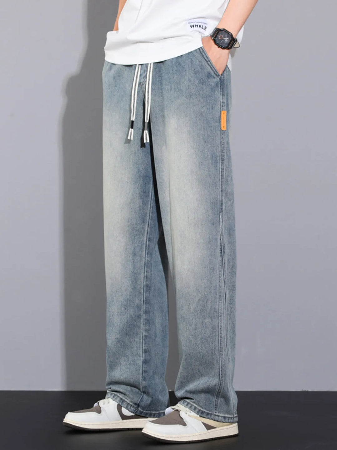 Unisex Denim Jeans Comfortable Relaxed Fit - BritishMode