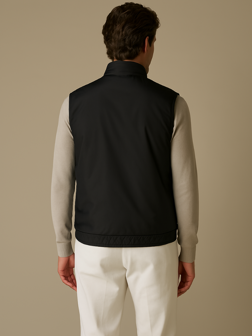 Mens Reversible Vest Jacket Classic Fit