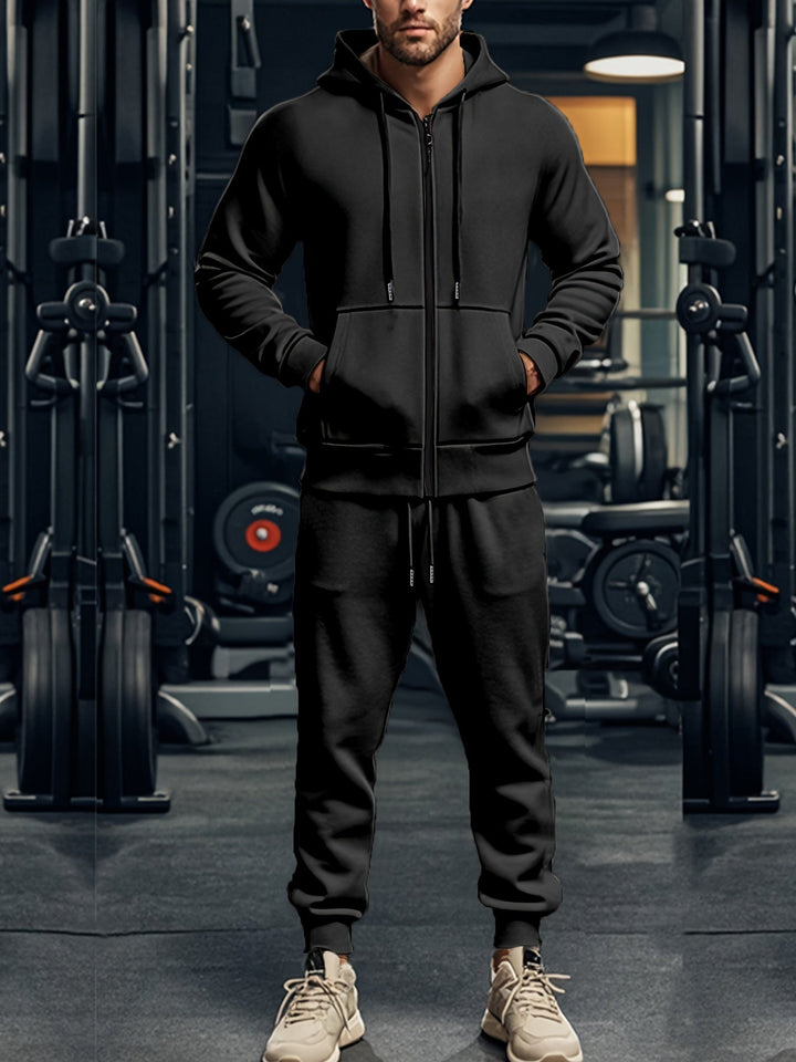 Mens Sports Tracksuit Set Comfortable Fit - BritishMode