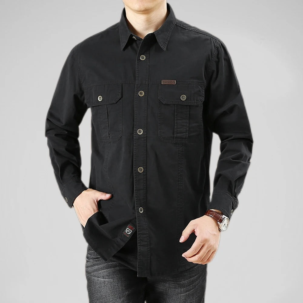 Mens Outdoor Shirt Classic Regular Fit