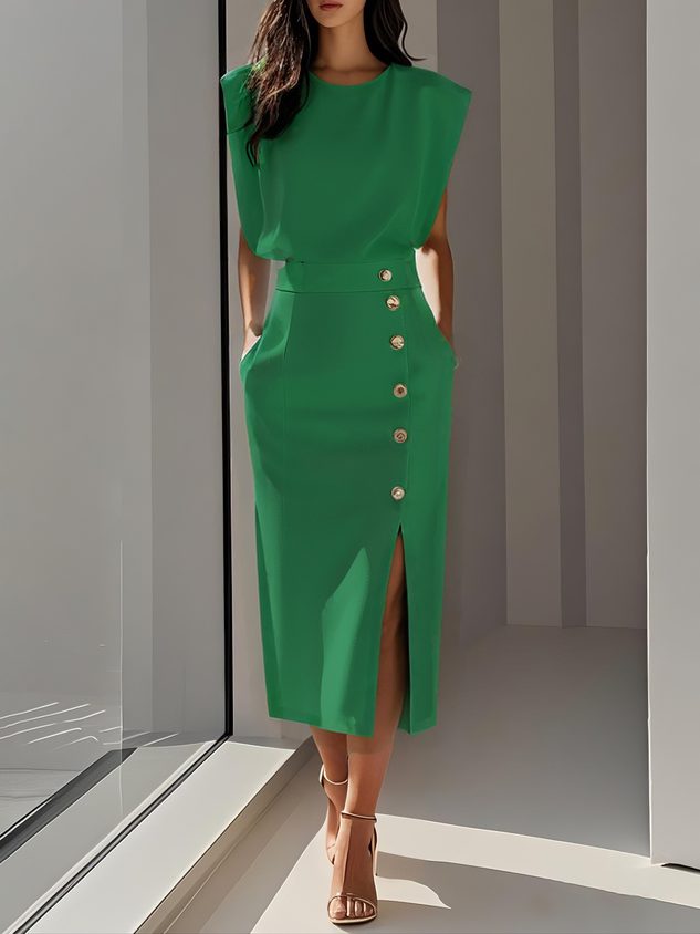 Womens Summer Dress Lightweight Elegant Fit