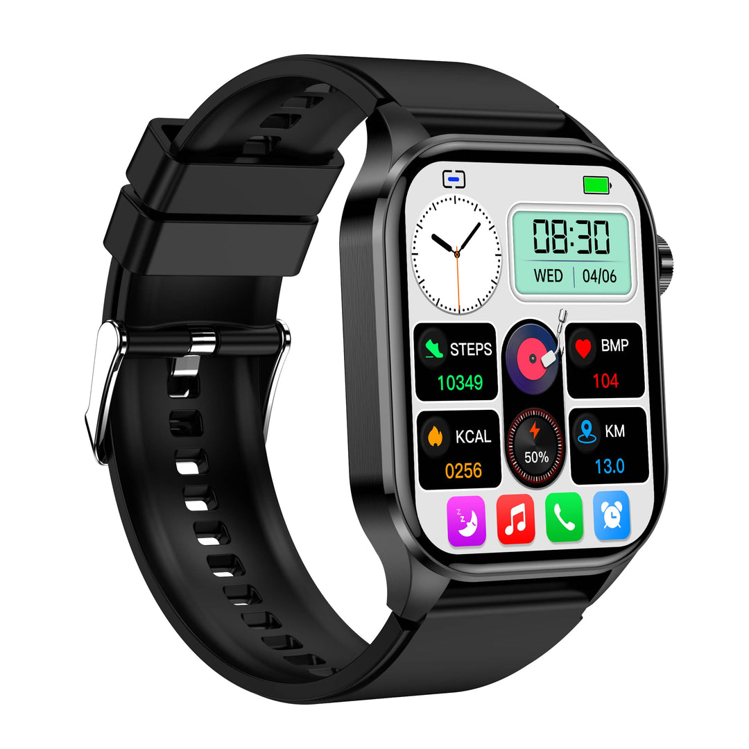 Unisex Fitness Smartwatch with Advanced Health Features