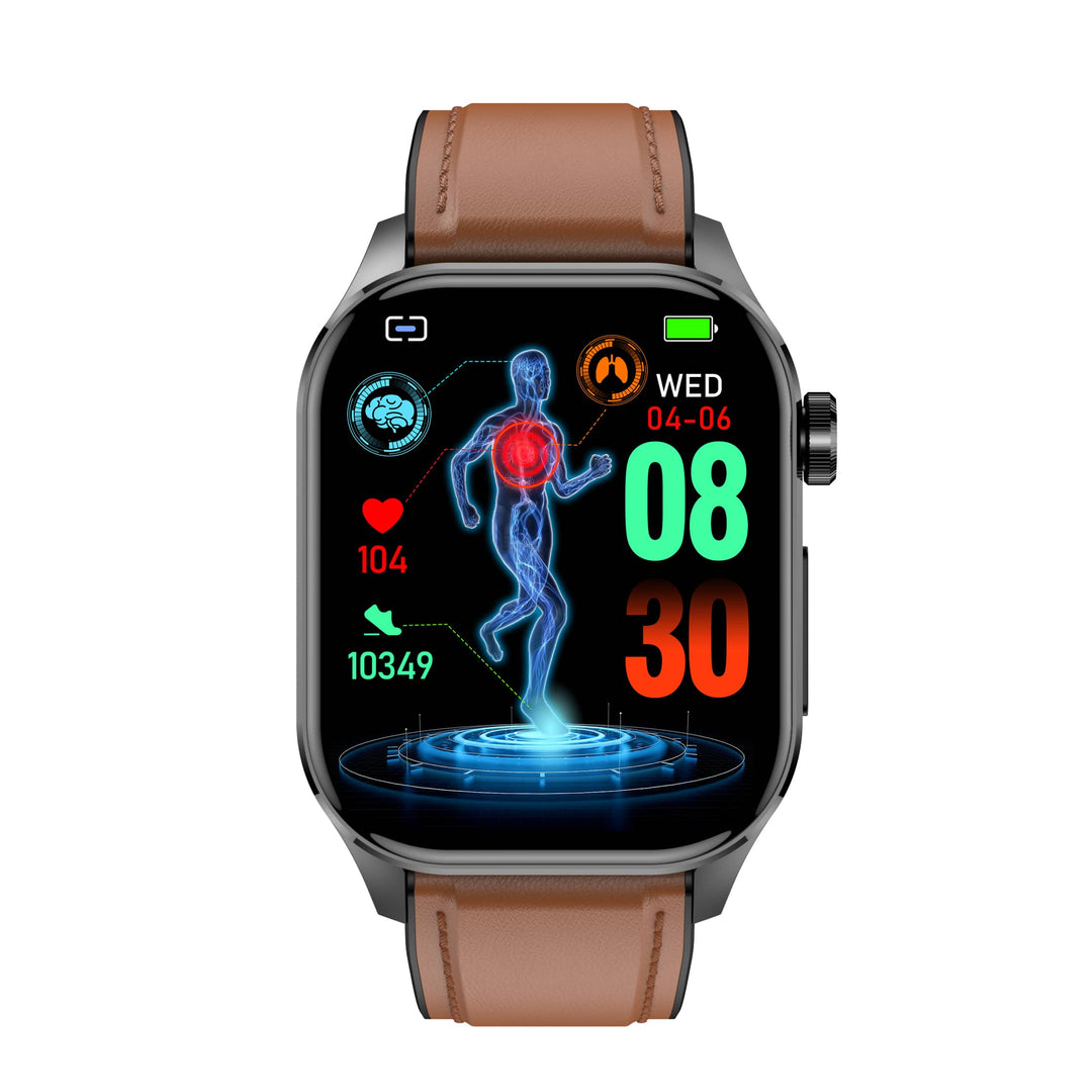 Unisex Fitness Smartwatch with Advanced Health Features