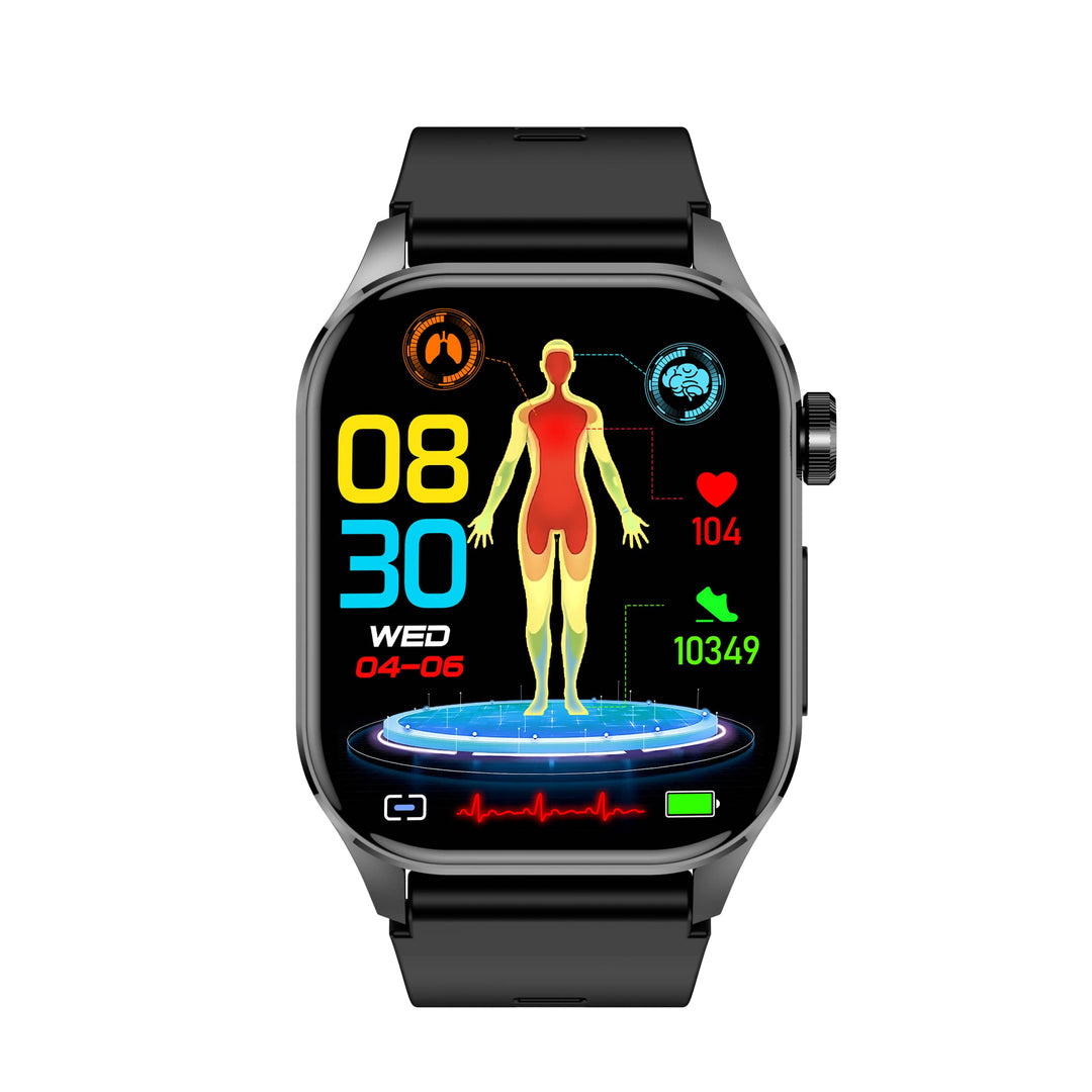 Unisex Fitness Smartwatch with Advanced Health Features