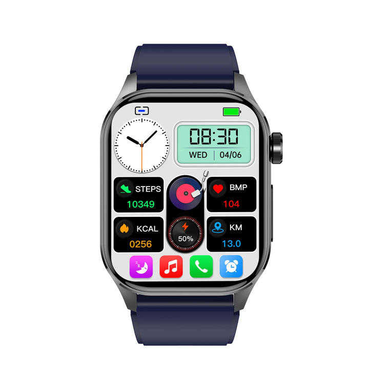 Unisex Fitness Smartwatch with Advanced Health Features