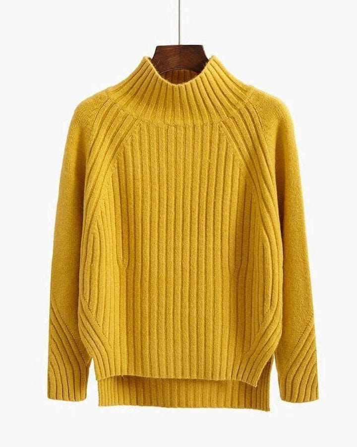 Unisex Crew Neck Sweater Classic Fit Wool Blend
