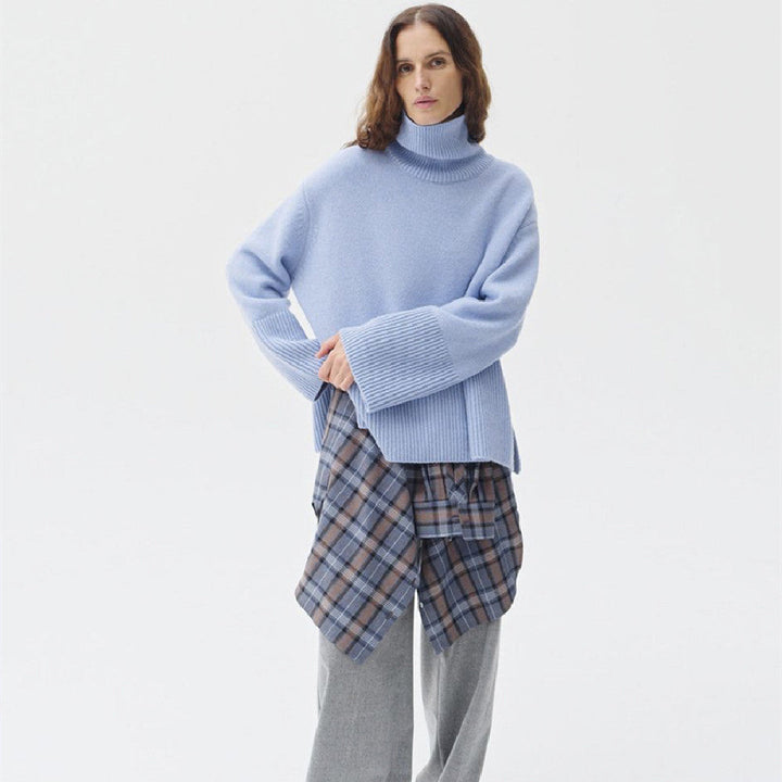 Womens Cashmere Knit Sweater Soft Fit