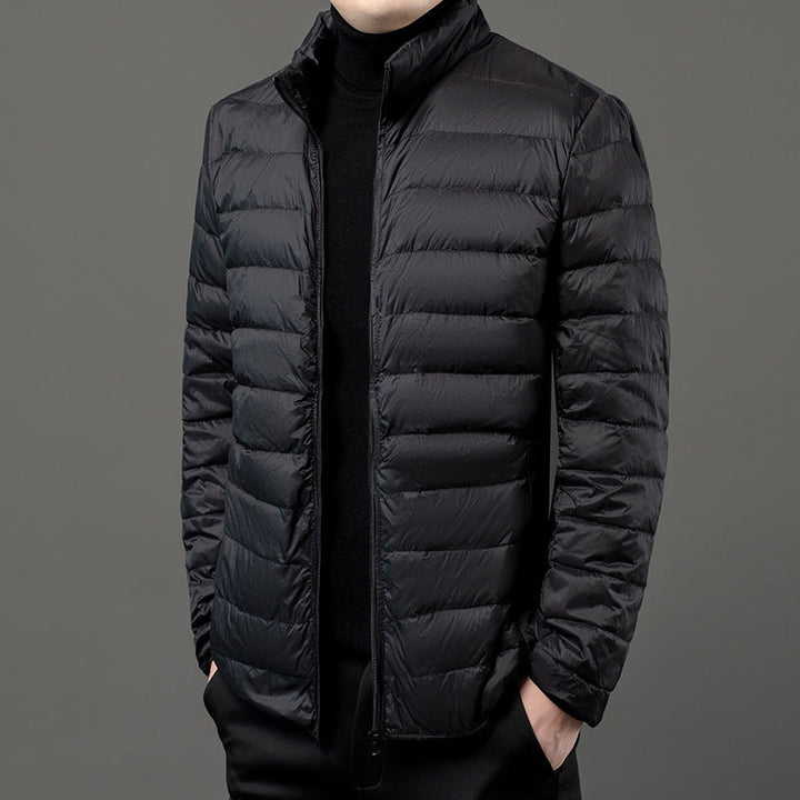 Mens Slim-Fit Lightweight Puffer Jacket