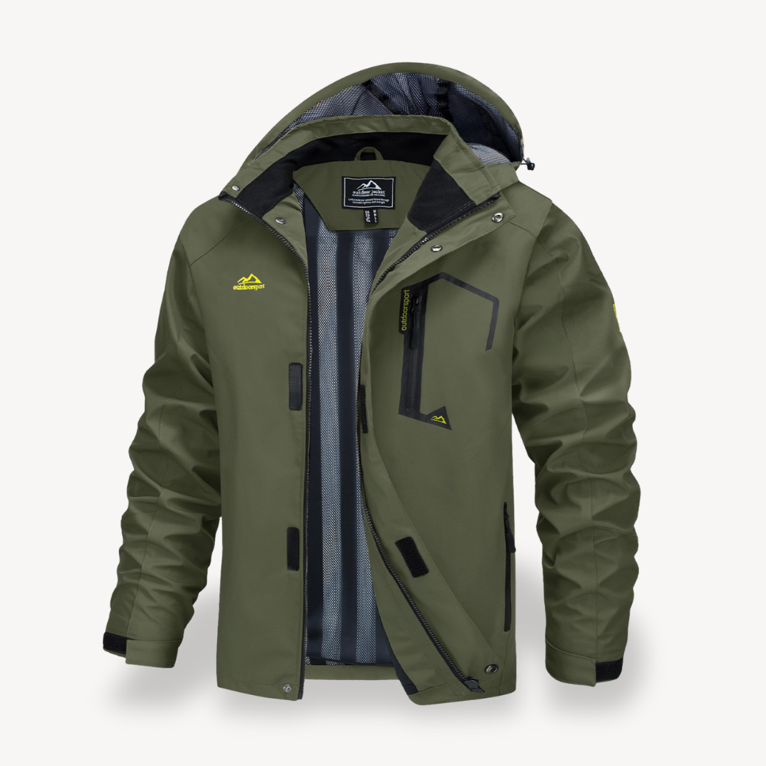 Mens Jacket Water-Resistant Lightweight Fit