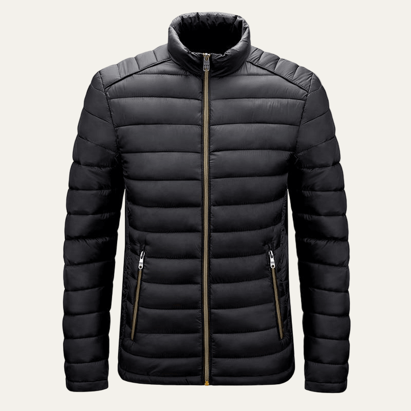 Mens Quilted Puffer Jacket Insulated Warm Fit - BritishMode