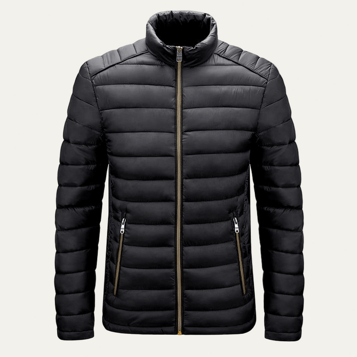 Mens Quilted Puffer Jacket Insulated Warm Fit - BritishMode