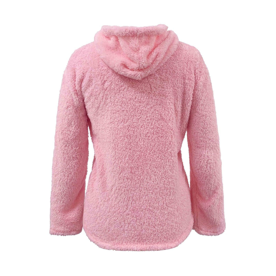 Womens Teddy Hoodie Sweater Comfortable Fit