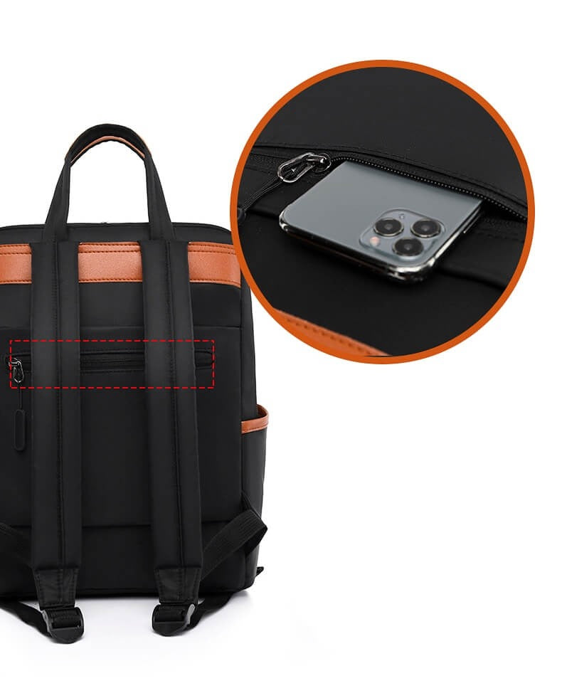 Unisex Travel Backpack Water-Resistant Lightweight Oxford