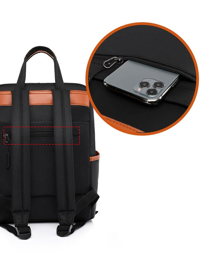 Unisex Travel Backpack Water-Resistant Lightweight Oxford