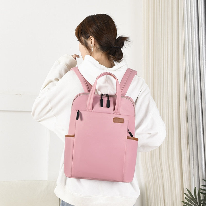 Unisex Travel Backpack Water-Resistant Lightweight Oxford