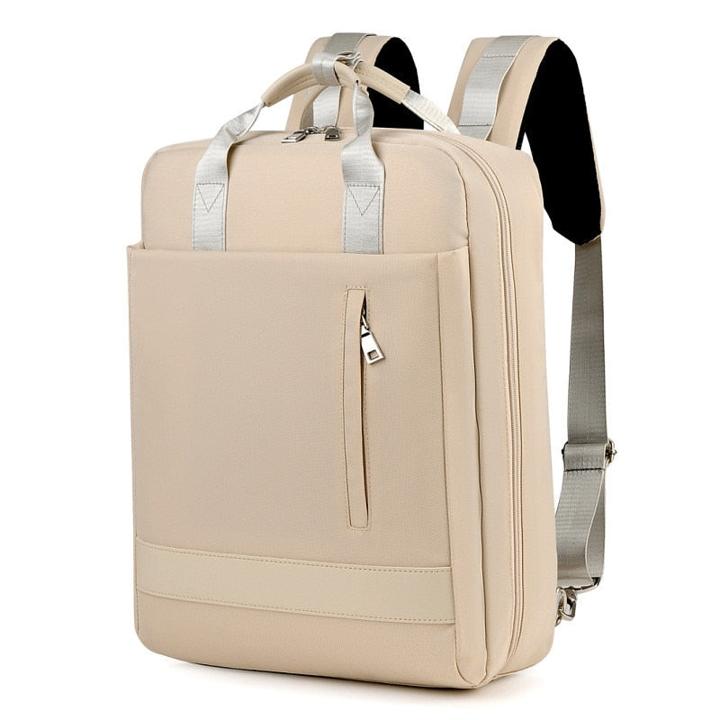 Unisex Anti-Theft Backpack with Hidden Zippers USB Charging Port - BritishMode