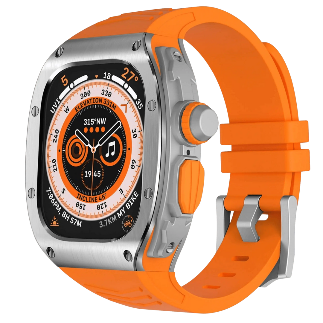 Unisex Apple Watch Ultra Case Metal Durable Soft Strap