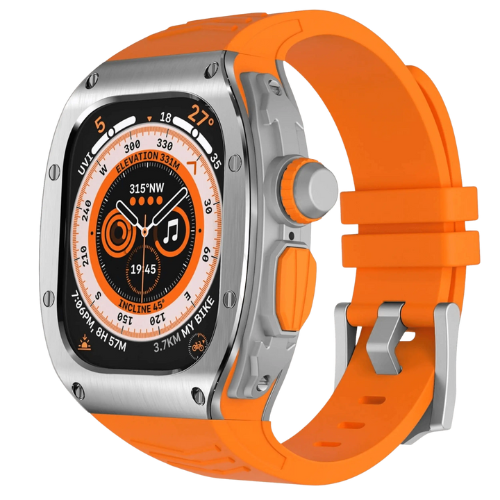 Unisex Apple Watch Ultra Case Metal Durable Soft Strap