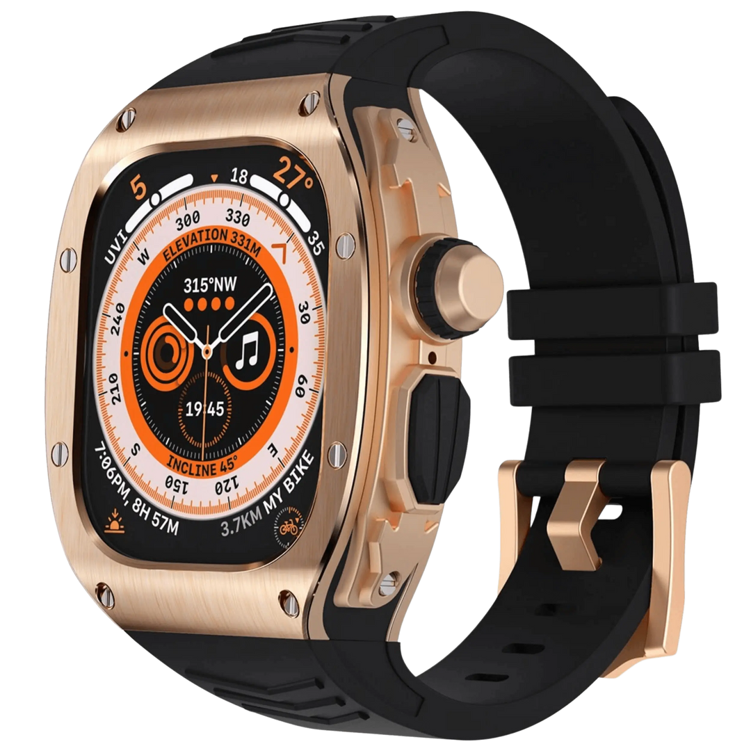Unisex Apple Watch Ultra Case Metal Durable Soft Strap