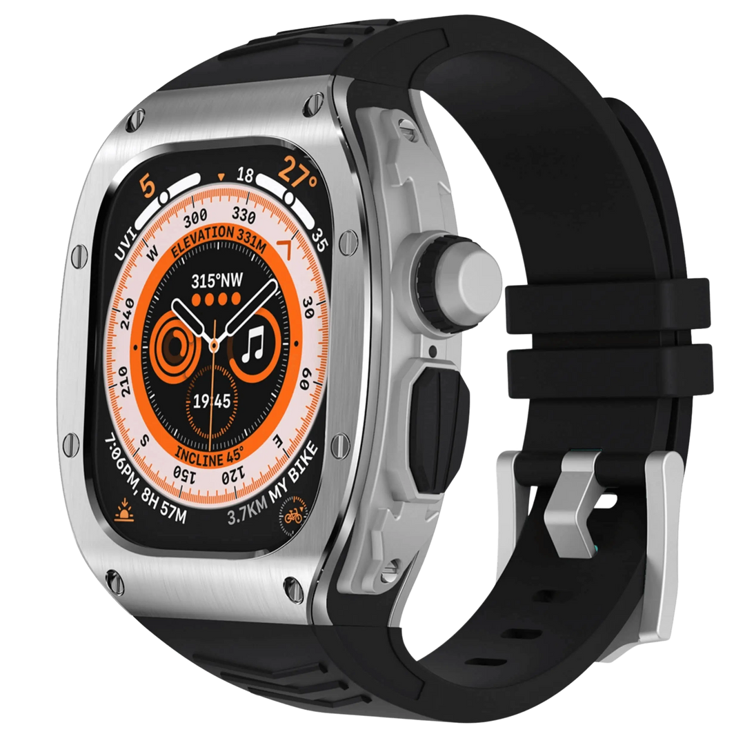 Unisex Apple Watch Ultra Case Metal Durable Soft Strap - BritishMode
