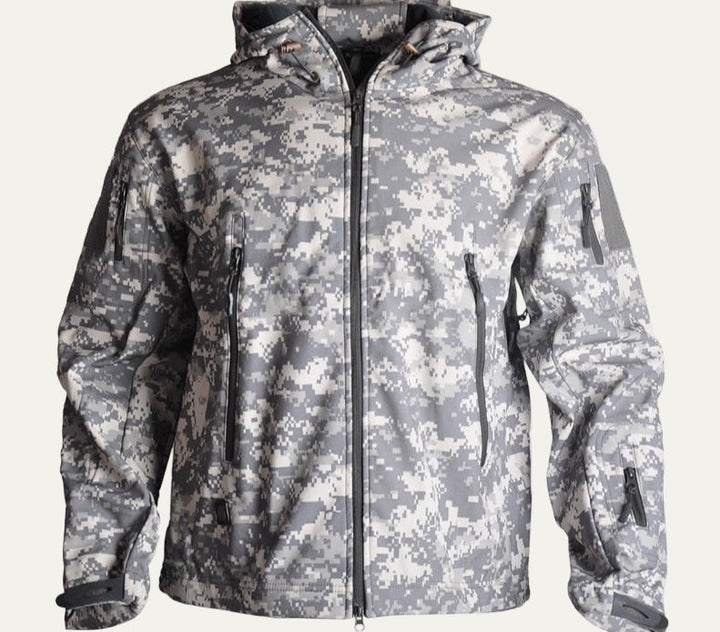 Mens Utility Jacket with Hood Tactical Style