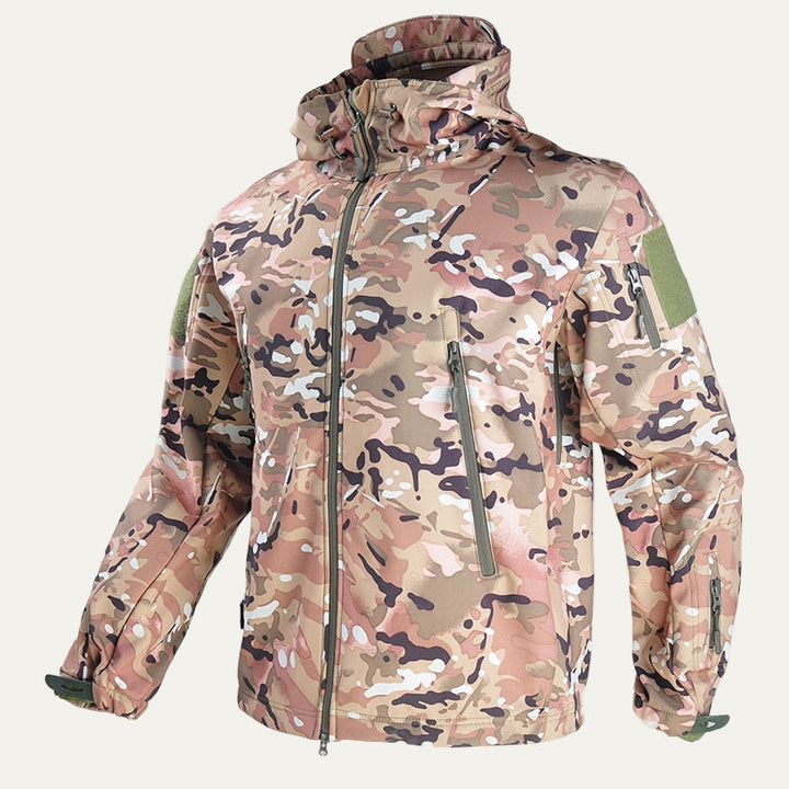 Mens Utility Jacket with Hood Tactical Style