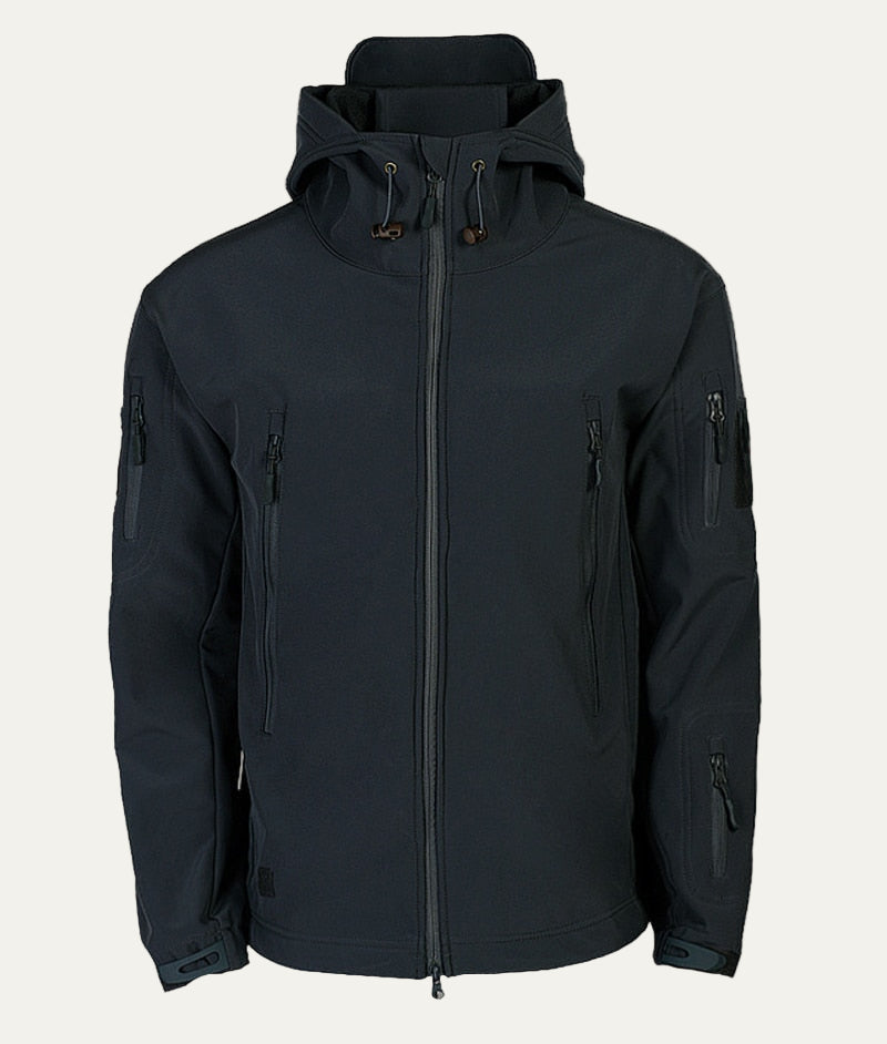 Mens Utility Jacket with Hood Tactical Style - BritishMode