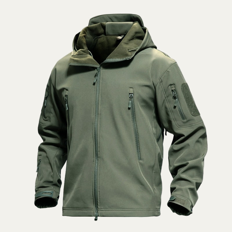 Mens Utility Jacket with Hood Tactical Style