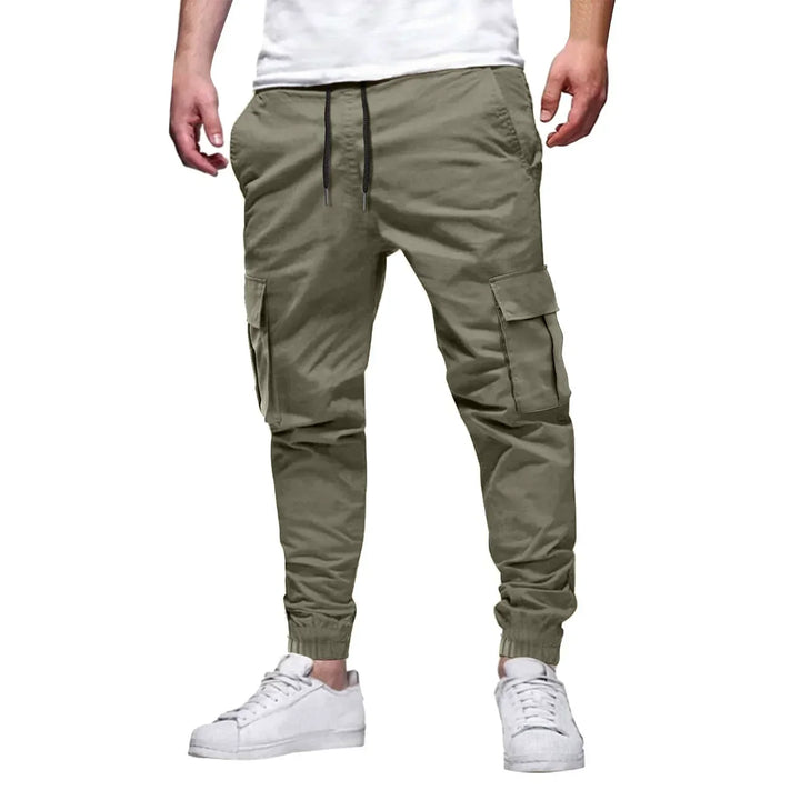 Mens Jogger Pants Stretch Waistband Athletic Fit