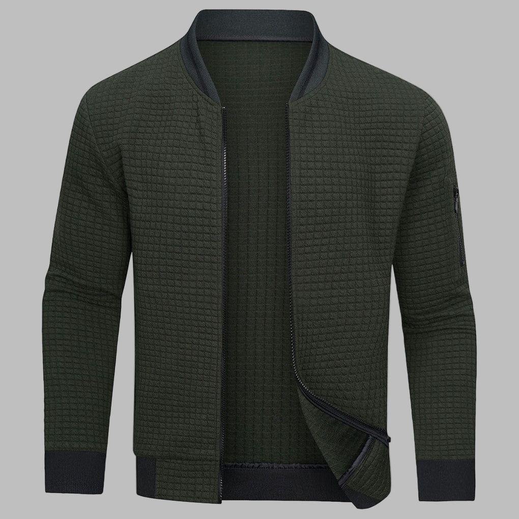 Mens Zip-Up Sweater Comfortable Warm Fit