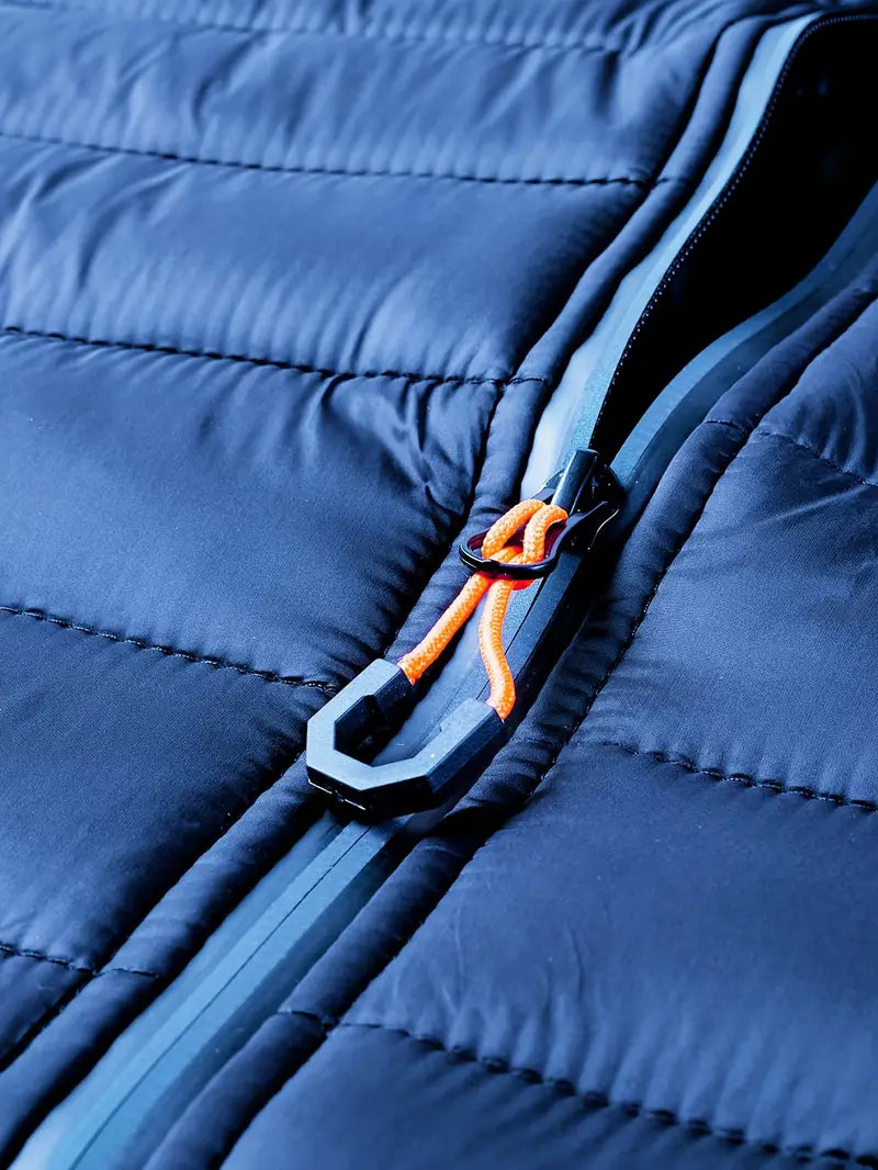 Womens Quilted Puffer Jacket Hooded Full Zip
