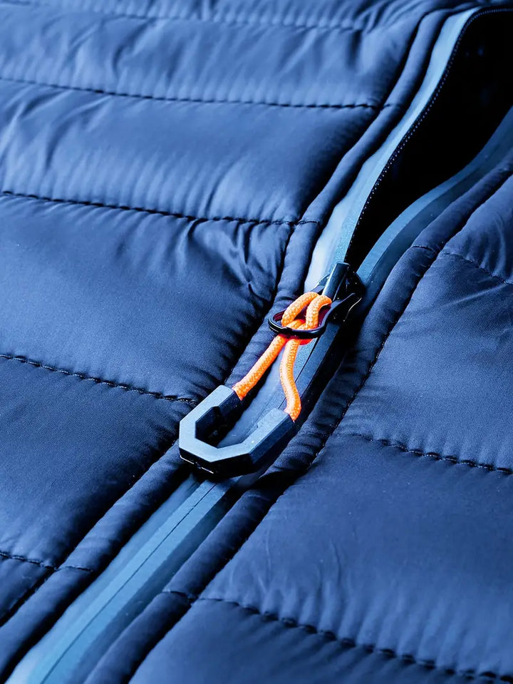 Womens Quilted Puffer Jacket Hooded Full Zip