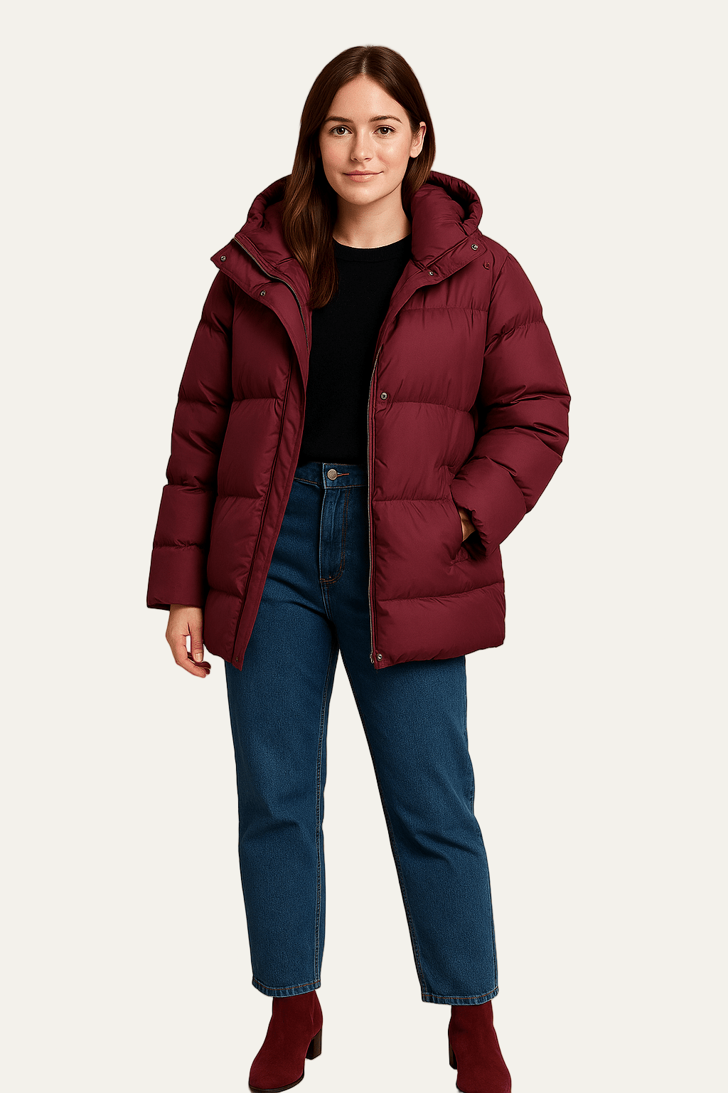 Womens Trench Coat Double Breasted Sophisticated Fit - BritishMode