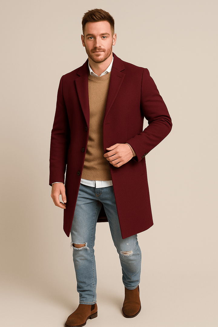 Womens Tailored Trench Coat Classic Fit