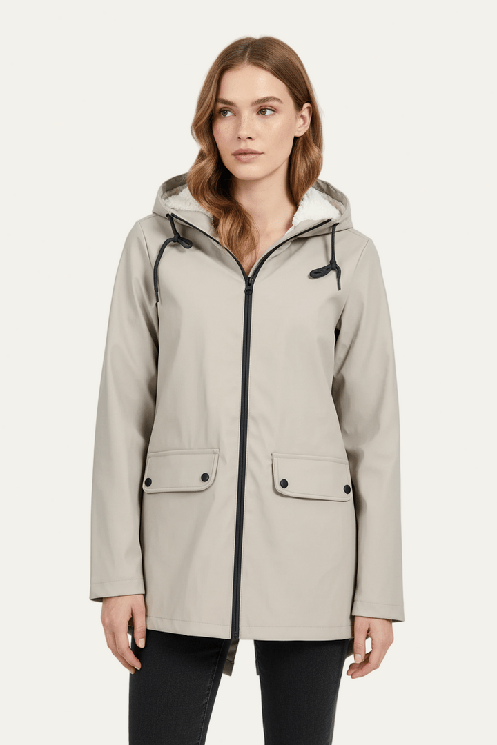 Womens Parka Water Repellent Sherpa Lined