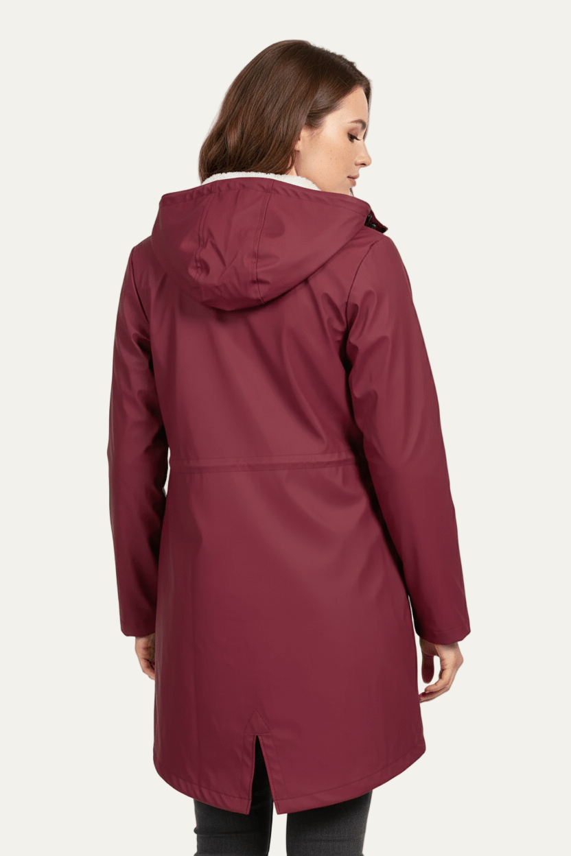 Womens Parka Water Repellent Sherpa Lined