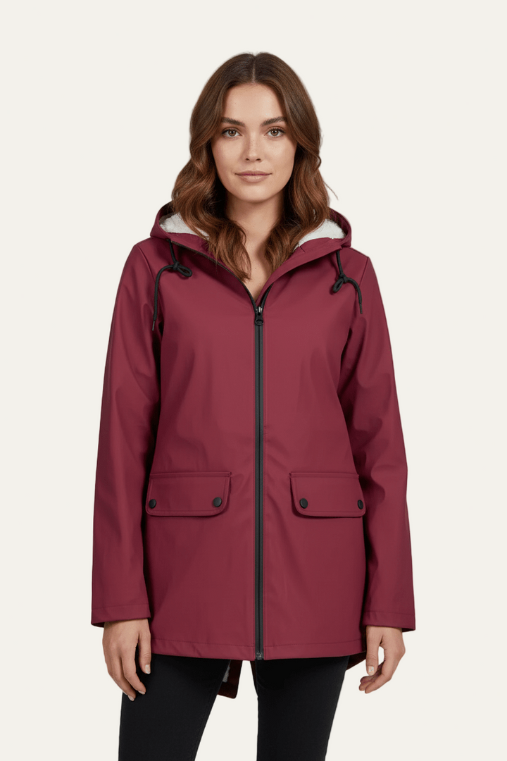 Womens Parka Water Repellent Sherpa Lined