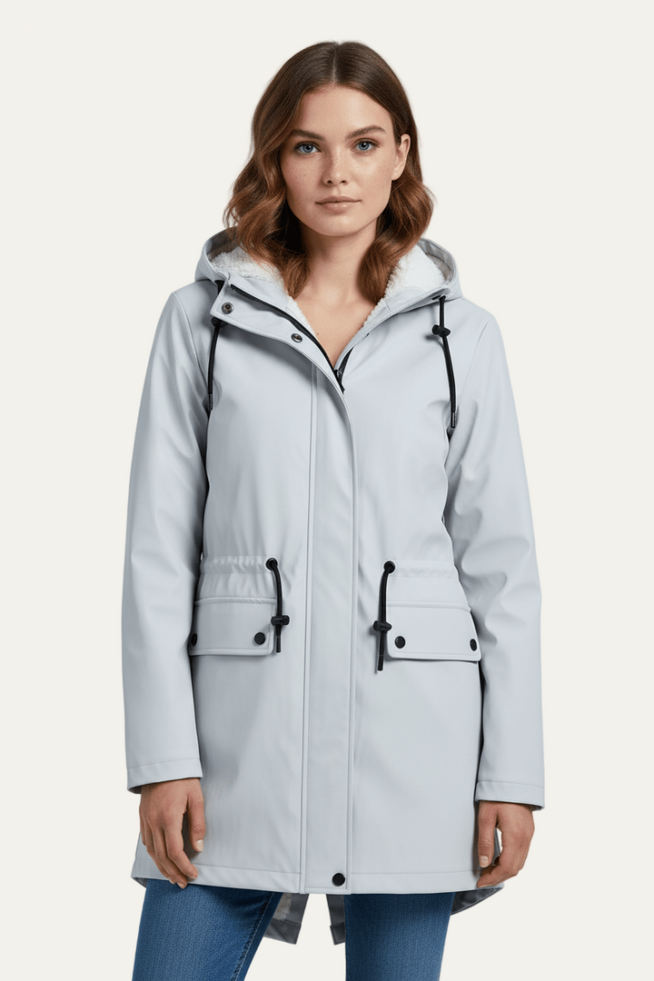Womens Parka Water Repellent Sherpa Lined