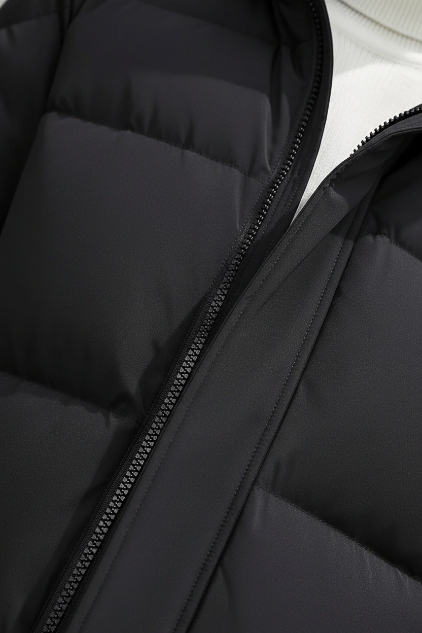 Womens Long Quilted Puffer Coat Insulated Warm Fit