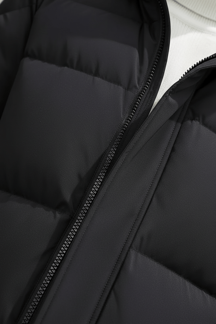 Womens Long Quilted Puffer Coat Insulated Warm Fit