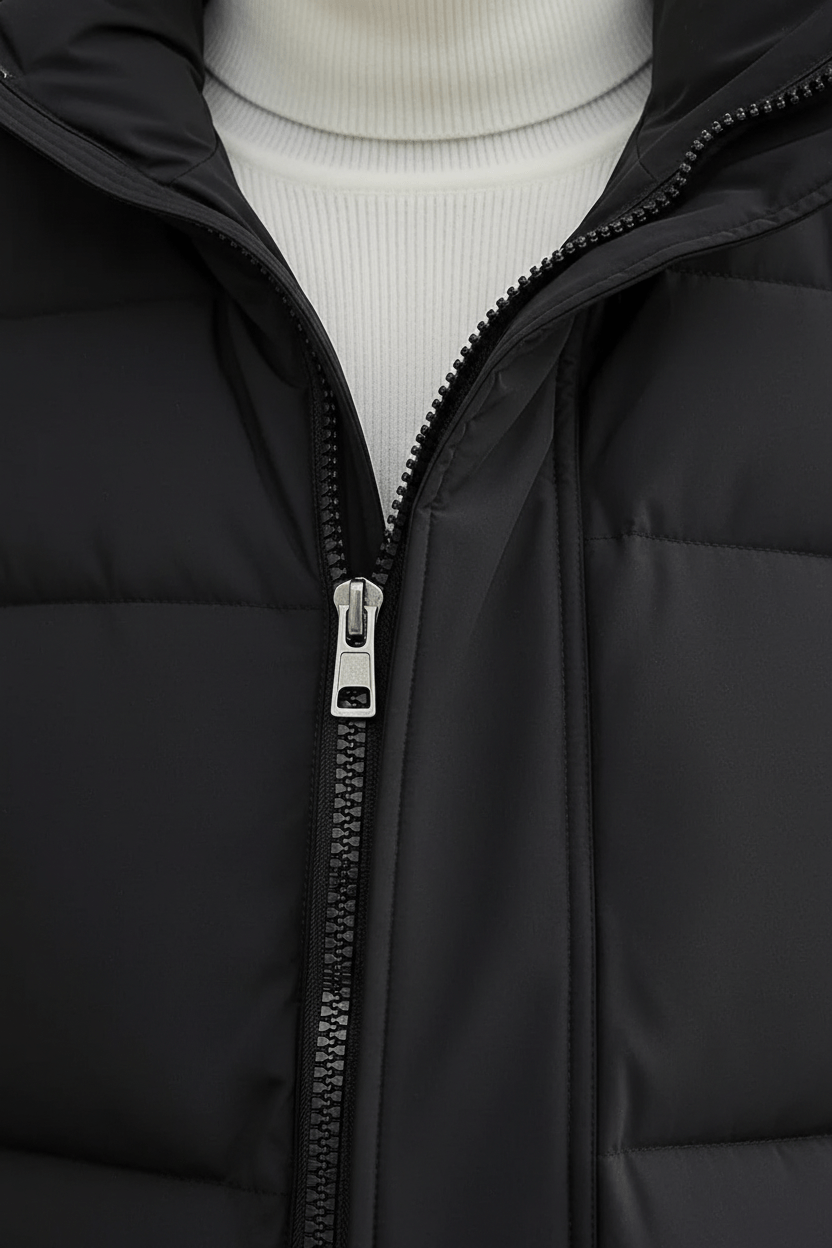 Womens Long Quilted Puffer Coat Insulated Warm Fit