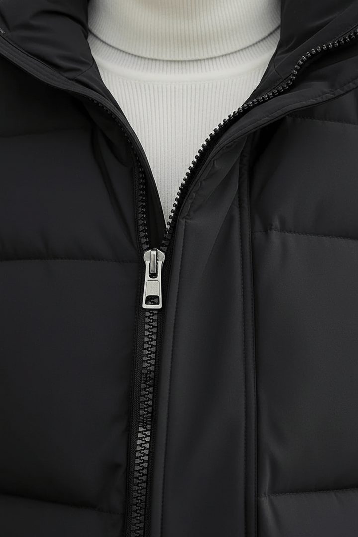 Womens Long Quilted Puffer Coat Insulated Warm Fit