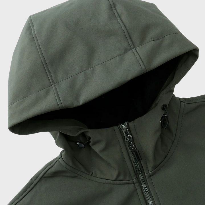 Mens Casual Hooded Jacket Relaxed Fit